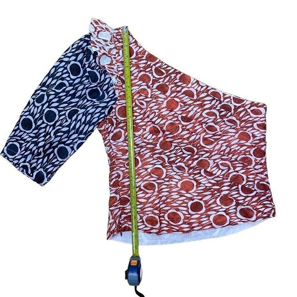 Cecilia Pettersson Printed One-Shoulder Blouse - Picture 9 of 10